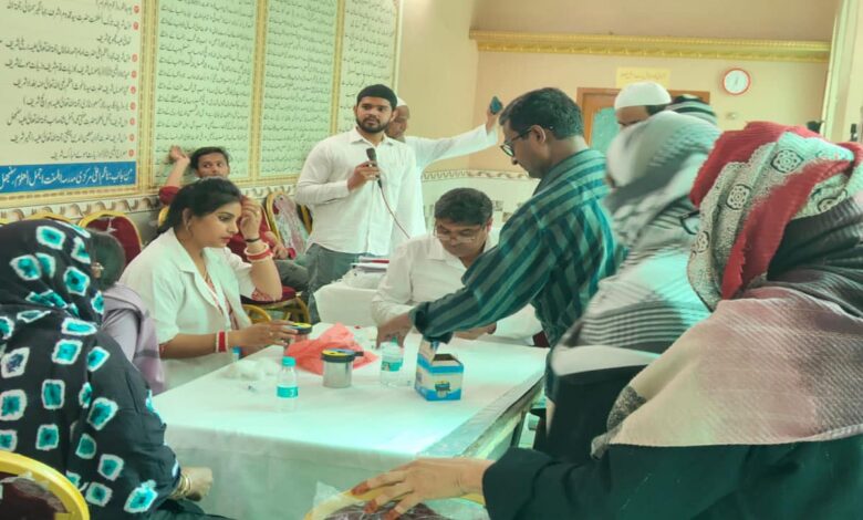 Vaccination and training camp organized for Haj pilgrims in Sambhal
