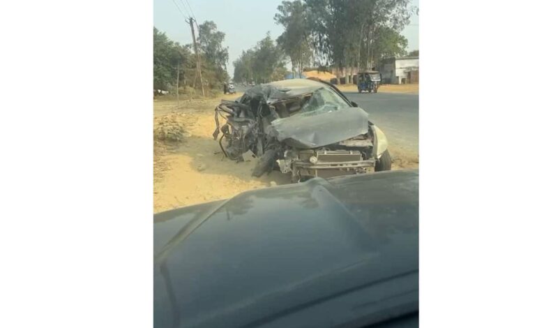 Road accident in Sambhal: Businessman Mohammad Firoz dies during treatment