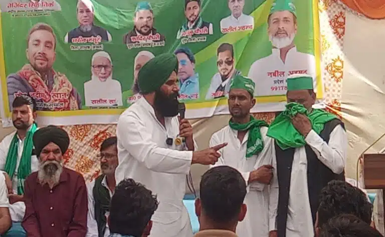 Sambhal में तराई किसान यूनियन के राष्ट्रीय अध्यक्ष का जोरदार स्वागत, किसानों ने दिखाई एकजुटता
