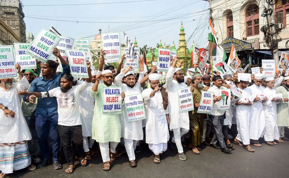 As soon as the Waqf Bill was passed, there was uproar across the country, protests from Kolkata to Chennai