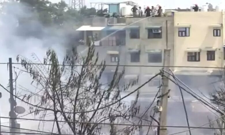 Delhi: Two people died in a massive fire in Rohini slums