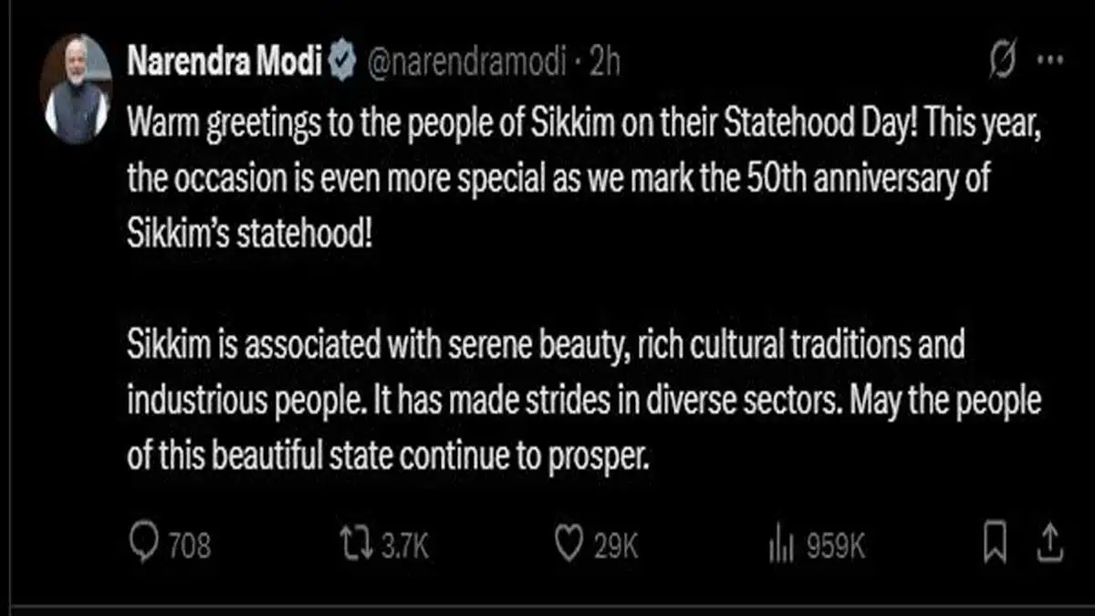50th anniversary of Sikkim statehood