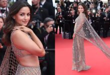 Alia Bhatt wore a saree designed by Gucci for the first time