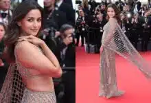 Alia Bhatt wore a saree designed by Gucci for the first time