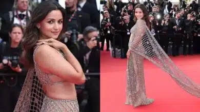 Alia Bhatt wore a saree designed by Gucci for the first time