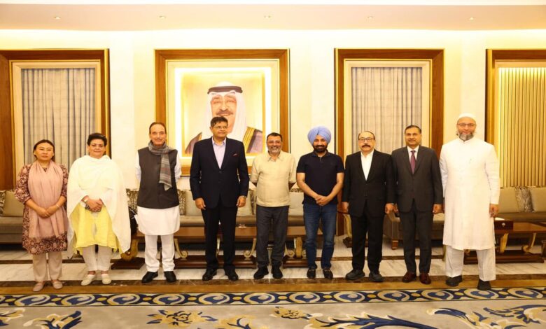 All-party delegation led by BJP leader Baijayant Panda reached Kuwait