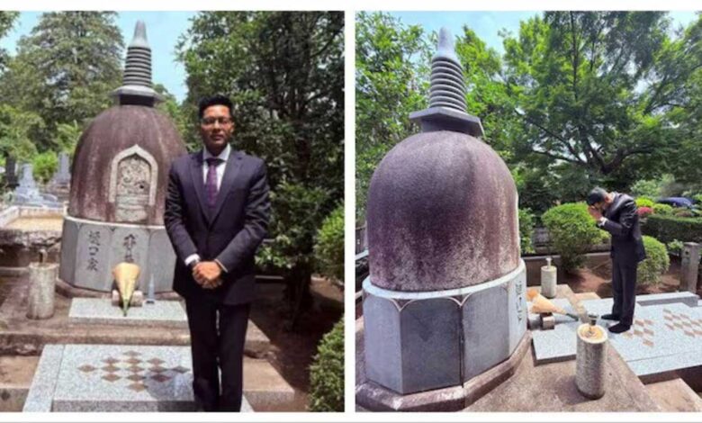 All-party delegation pays tribute to Rash Behari Bose in Japan