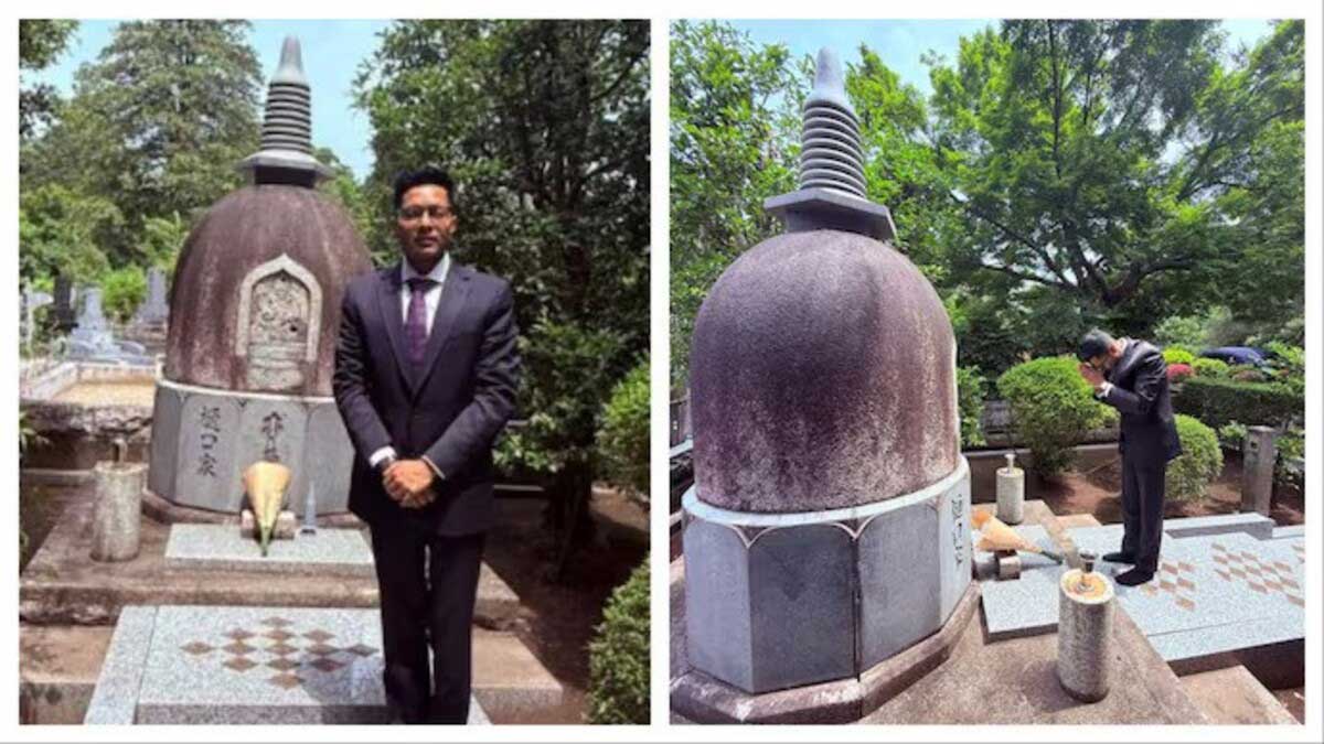 All-party delegation pays tribute to Rash Behari Bose in Japan