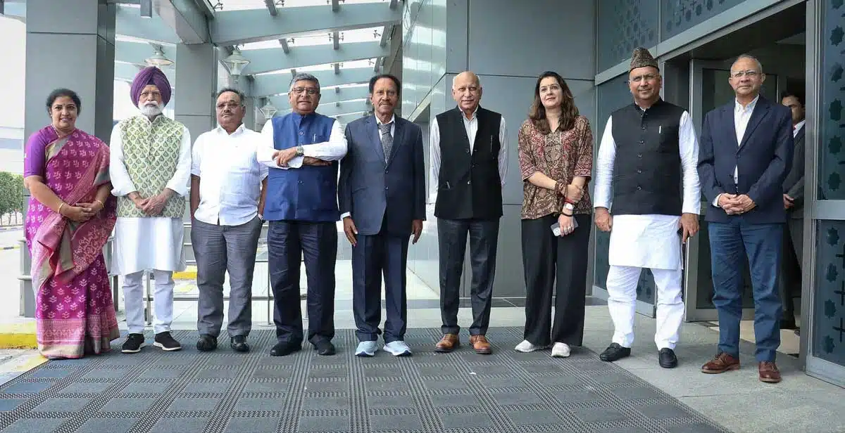 Delegation led by Ravi Shankar Prasad leaves for France 2 Delegation led by Ravi Shankar Prasad leaves for France