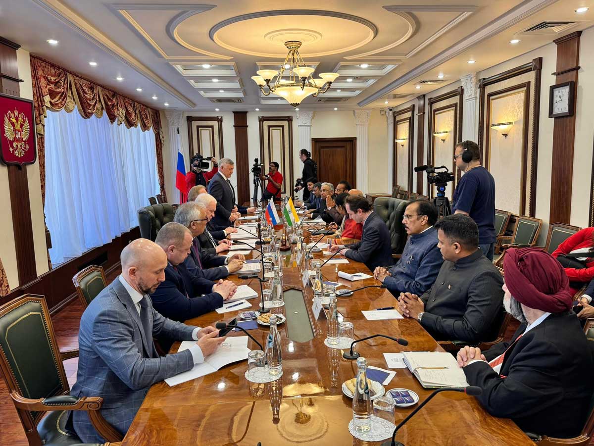 Delegation of Indian MPs active in Moscow