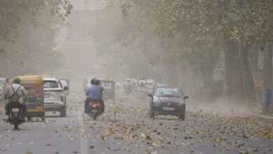 Delhi: Due to sudden change in weather, dust storm occurred in NCR, air quality reached poor category