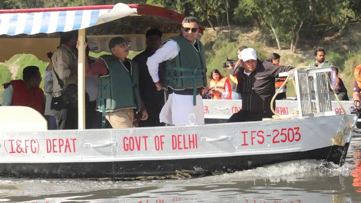 Delhi government Yamuna mission accelerates