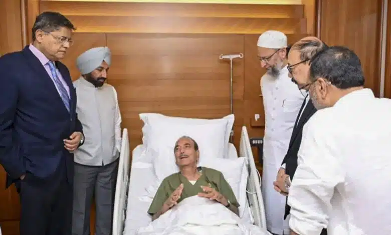 Ghulam Nabi Azad gave health update, said – everything is normal