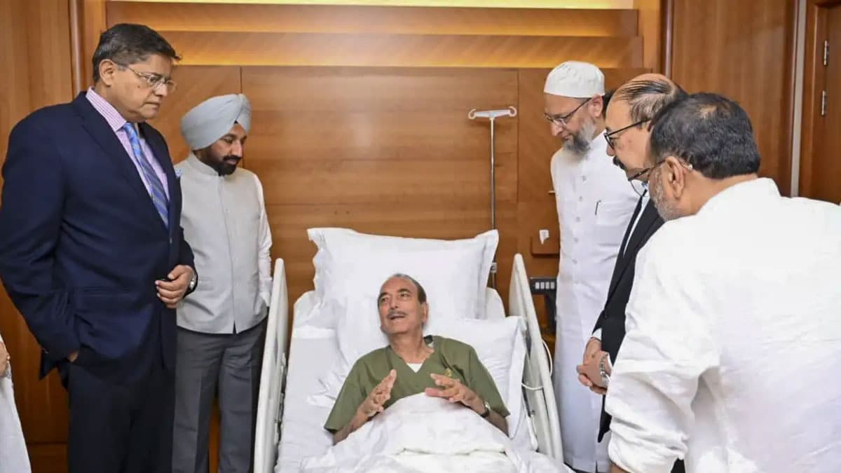 Ghulam Nabi Azad gave health update, said – everything is normal
