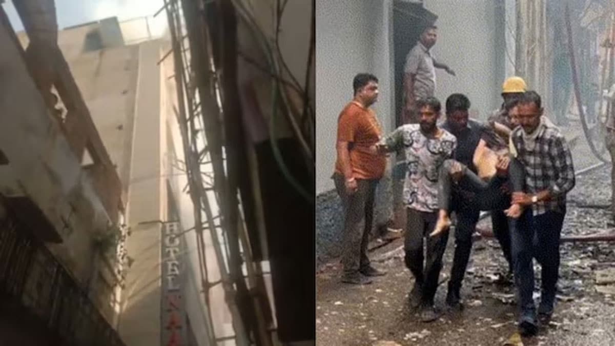 Huge fire in Ajmer hotel, four dead