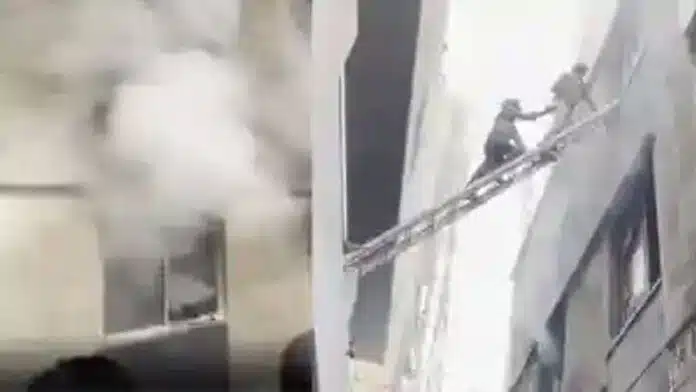 Huge fire in Ajmer hotel, four dead