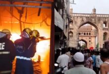 Eight people including children died in a massive fire near Charminar in Hyderabad, CM Reddy expressed grief