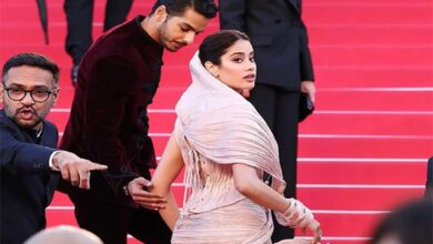 Janhvi Kapoor and Ishaan Khatter arrive at Cannes for Homebound premiere