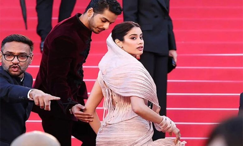 Janhvi Kapoor and Ishaan Khatter arrive at Cannes for Homebound premiere