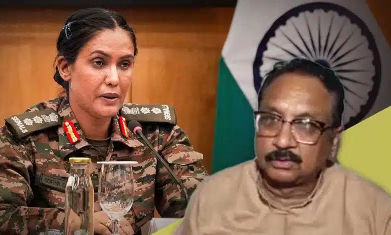 Mahila Congress protest against Vijay Shah in MP