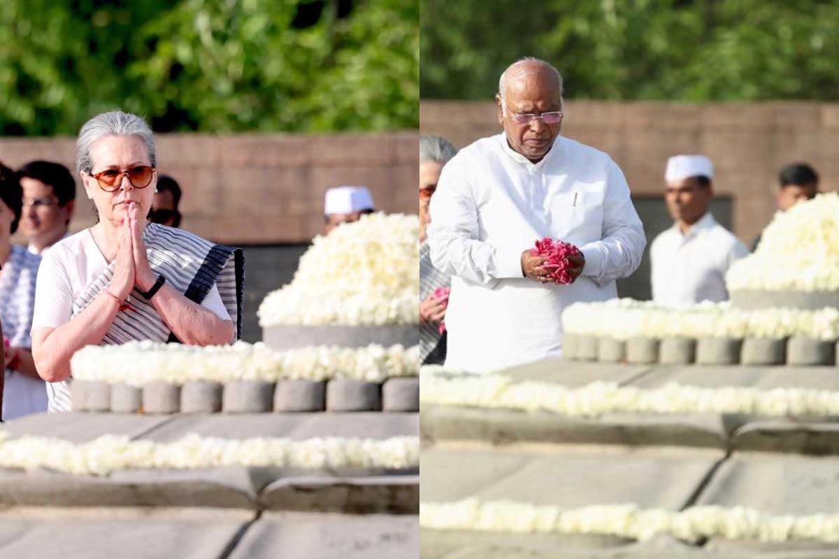 National leaders pay tribute to Rajiv Gandhi 3 National leaders pay tribute to Rajiv Gandhi