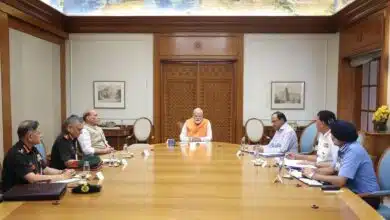 Amid rising tensions, PM Modi held an emergency meeting with the chiefs of the three armies