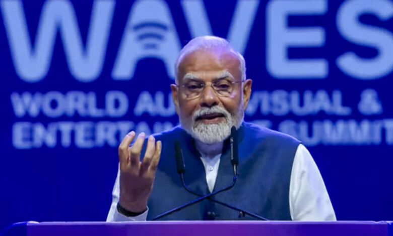 PM Modi inaugurates 'Waves Summit 2025' in Mumbai, calls for global creative collaboration