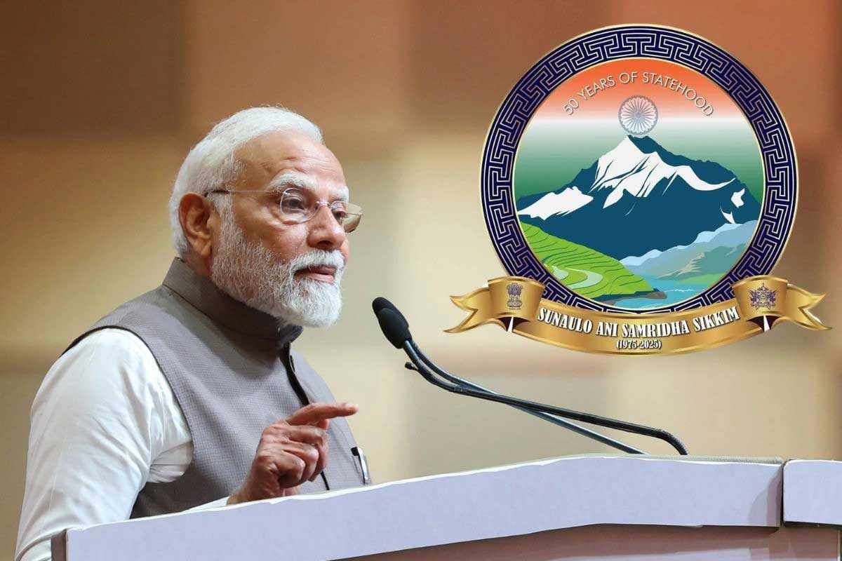 PM Modi said on the golden jubilee of Sikkim