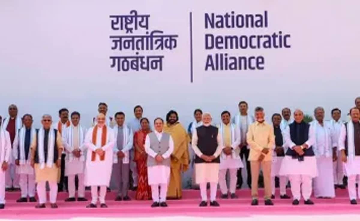 PM Modi will chair the meeting of NDA Chief Ministers today