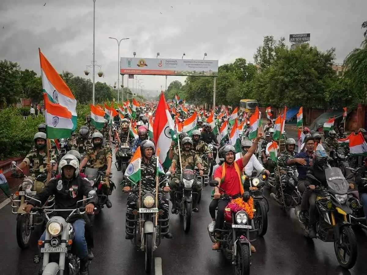 Pushkar Singh Dhami participate in the Tiranga Yatra 3 Pushkar Singh Dhami participate in the Tiranga Yatra