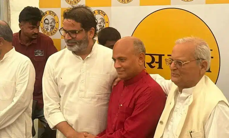 Former JDU leader RCP Singh joins Prashant Kishore's Jan Suraj Party