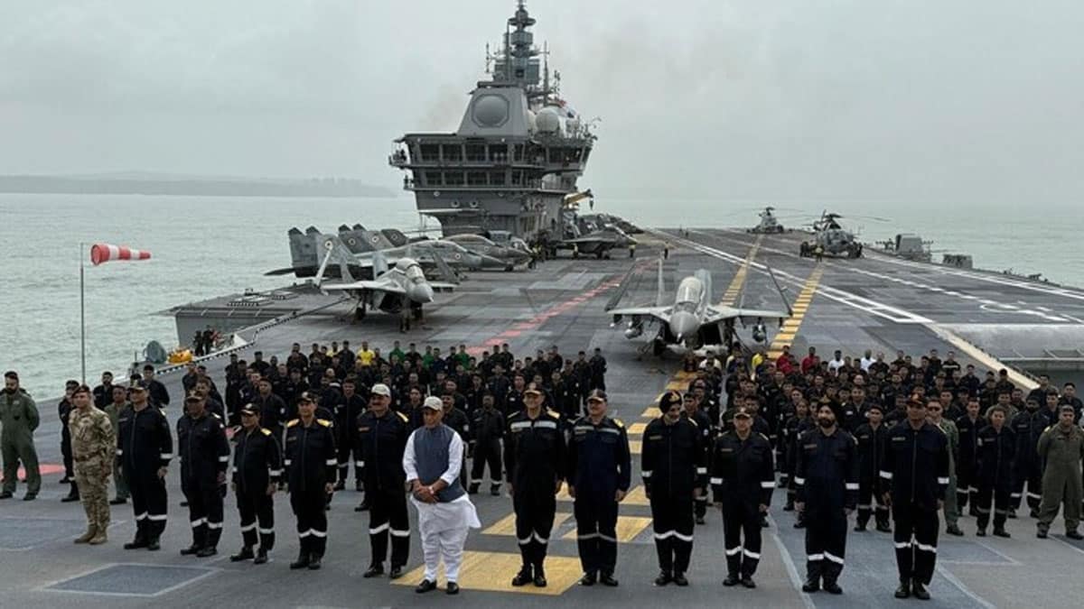 Rajnath Singh visits INS Vikrant: Know why Pakistan is afraid of this warship