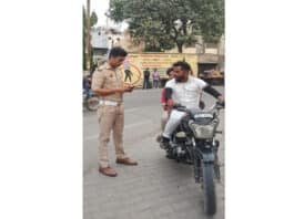 Sambhal Police's safety message: "Your life is precious, drive safely, stay safe"