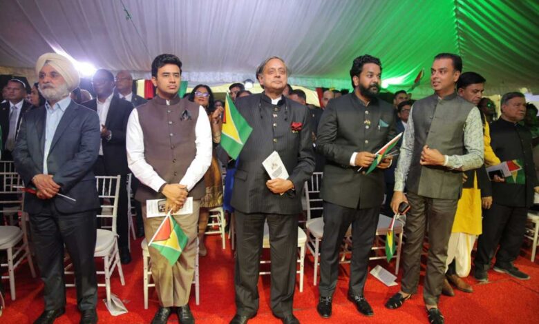 Shashi Tharoor celebrates Guyana's 59th Independence Day