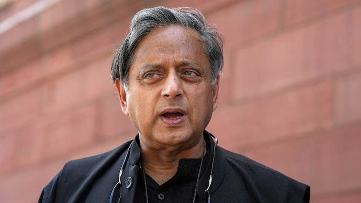 Shashi Tharoor led voice against terrorism