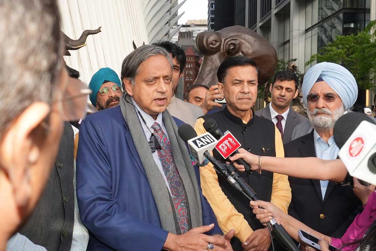 Statement of Shashi Tharoor in the US