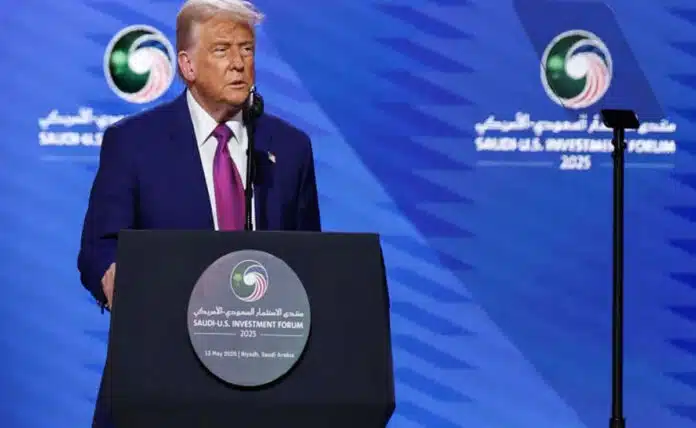 Trump prioritizes bargaining over rights in Saudi Arabia policy speech