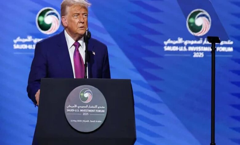 Trump prioritizes bargaining over rights in Saudi Arabia policy speech