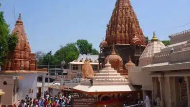 A huge fire broke out in Ujjain's Mahakaleshwar temple complex