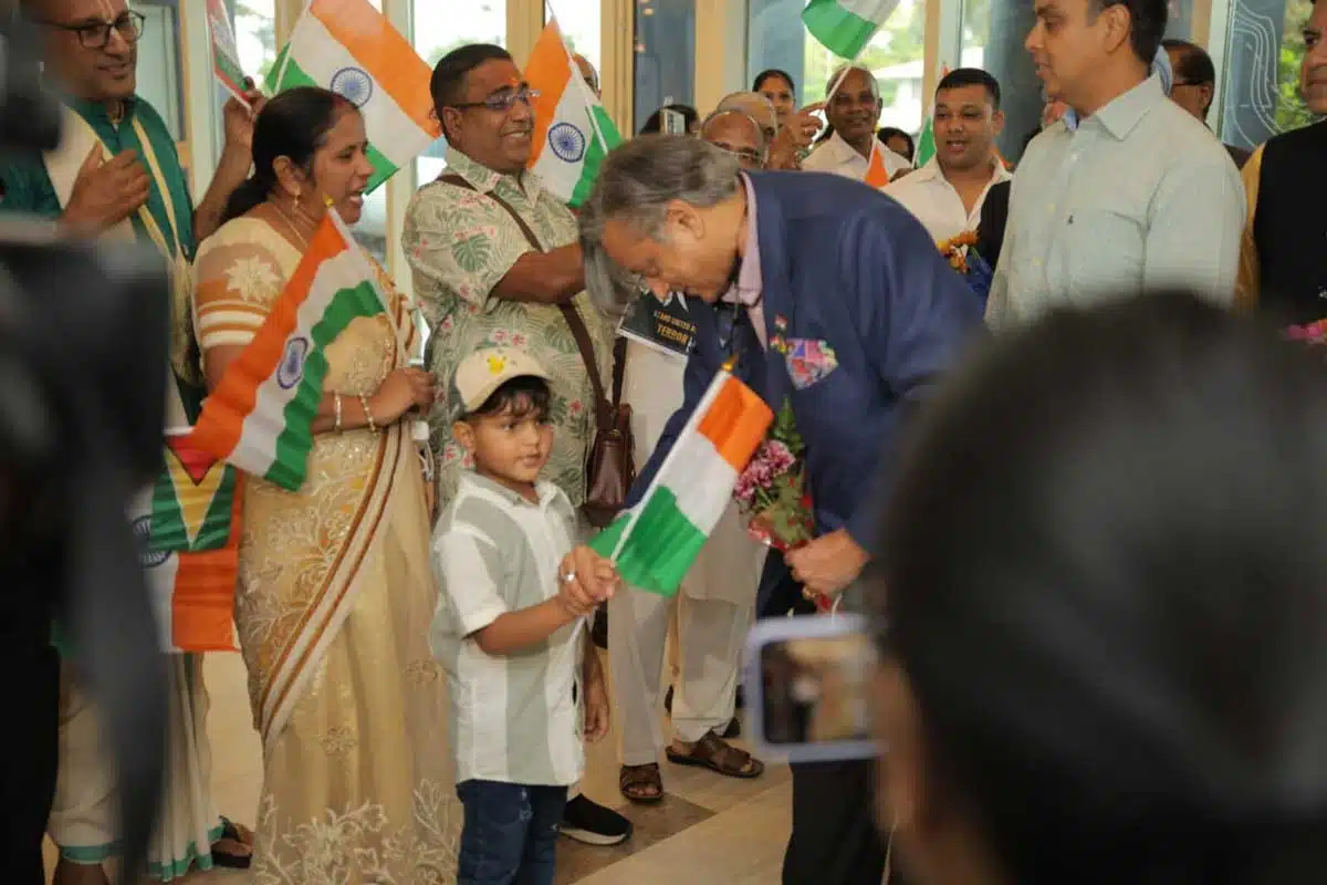 all party delegation arrived in Guyana