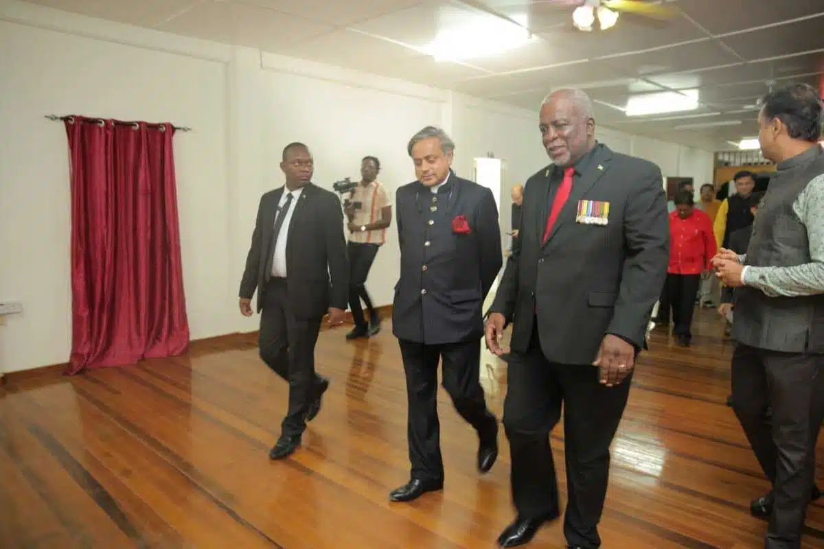 all party delegation arrived in Guyana
