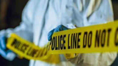 The body of a young man was found in a field in Dwarka, Delhi, his bike was lying beside him