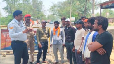 Digital road safety mission conducted in Sambhal, hundreds of passengers became aware