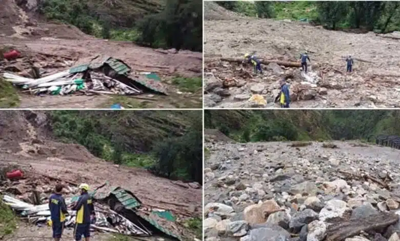 9 workers missing due to cloudburst in Uttarakhand