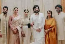 A beautiful family photo from the wedding of Akhil Akkineni and Zainab Raoji