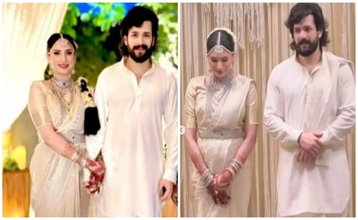 A beautiful family photo from the wedding of Akhil Akkineni and Zainab Raoji
