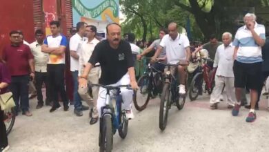 Ashish Sood participat in Fit India Sunday on Cycle campaign