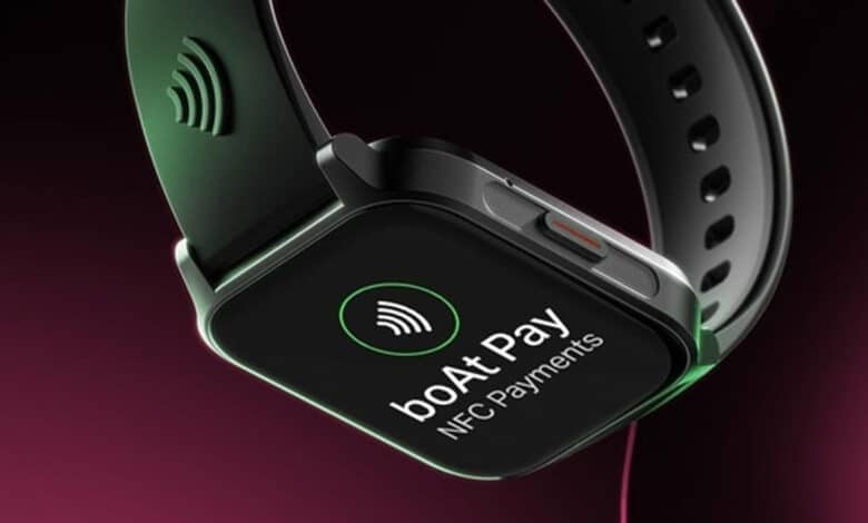 Boat Wave Fortune smartwatch launched in India, now with NFC tap and pay