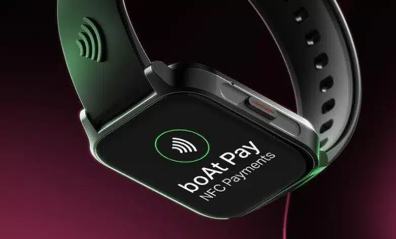 Boat Wave Fortune smartwatch launched in India, now with NFC tap and pay