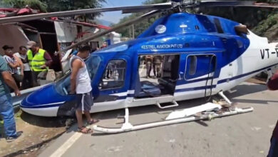 Emergency landing of helicopter going to Kedarnath in Rudraprayag, major accident averted